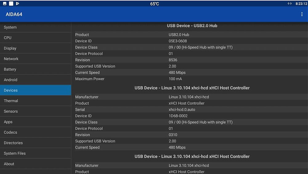 Systémový software AIDA 64