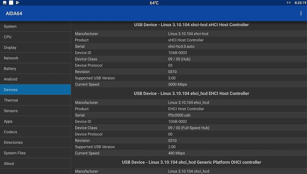 Systémový software AIDA 64