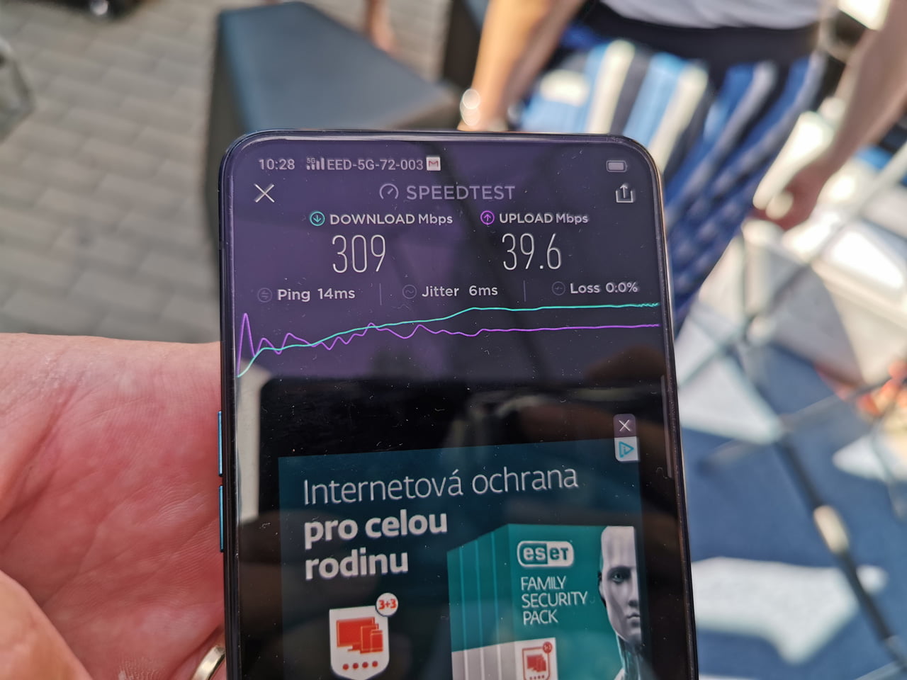 Testovací 5G síť O2 v Kolíně na frekvenci 3,5 GHz