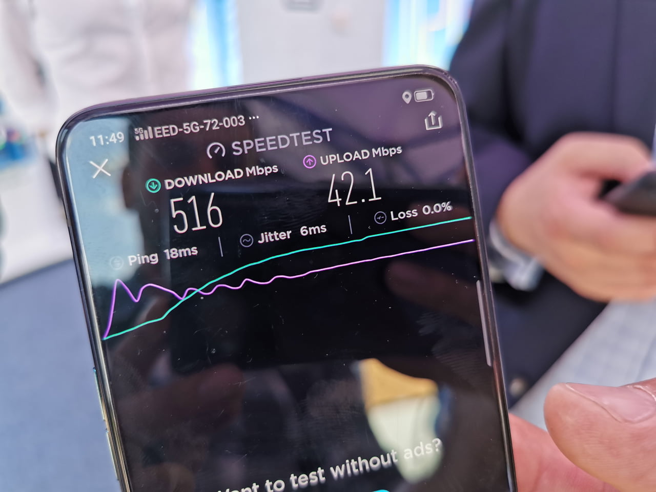 Testovací 5G síť O2 v Kolíně na frekvenci 3,5 GHz
