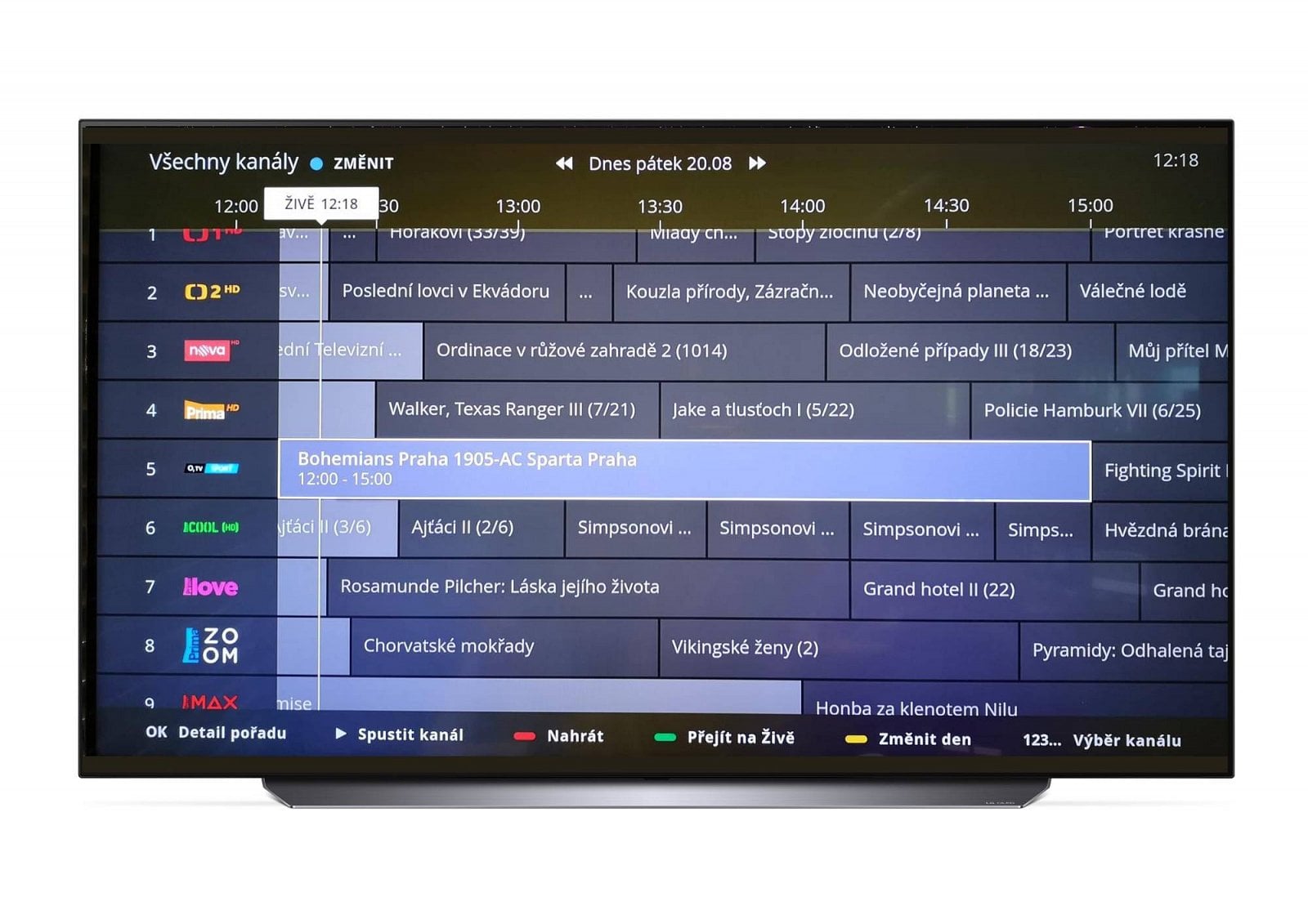 Aplikace O2 TV pro televizory LG