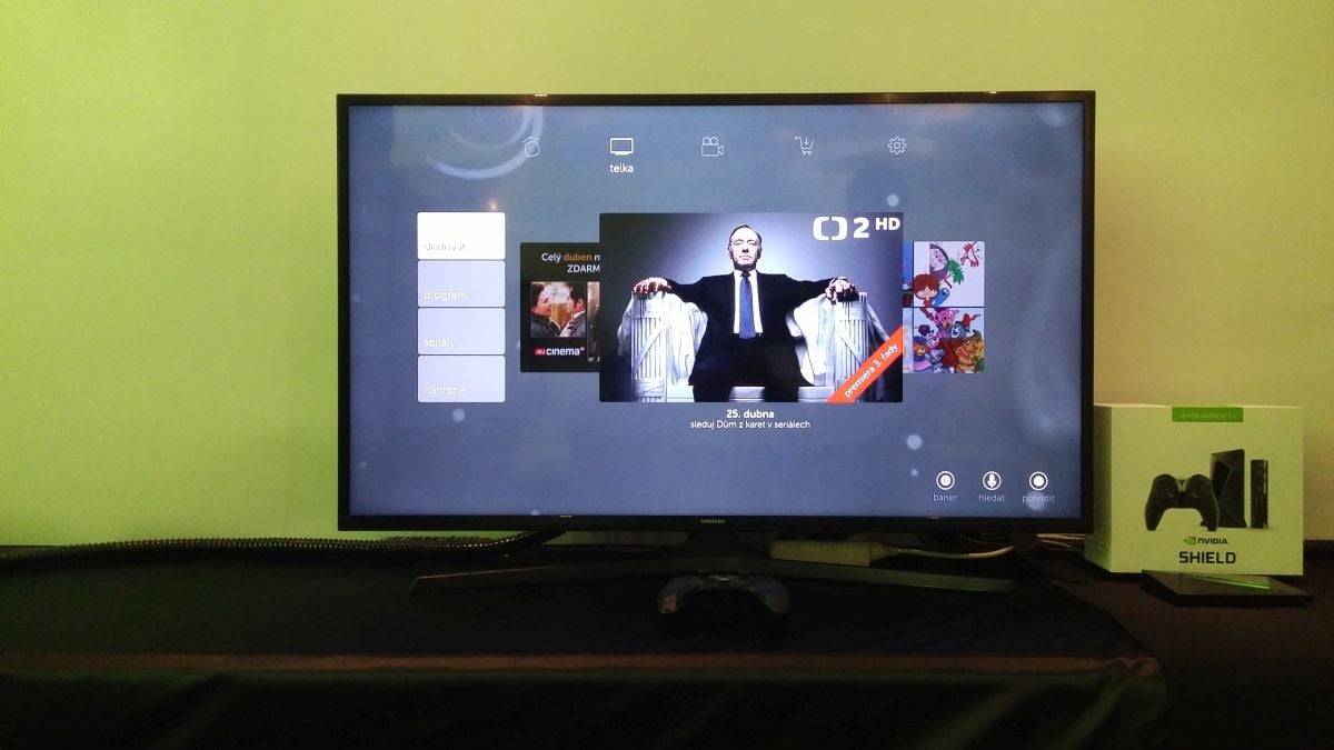 Kuki TV na Nvidia Shield 2017 (aplikace)