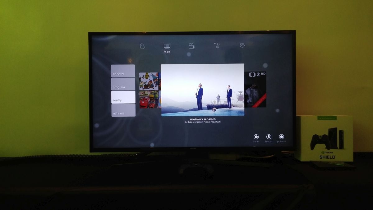 Kuki TV na Nvidia Shield 2017 (aplikace)