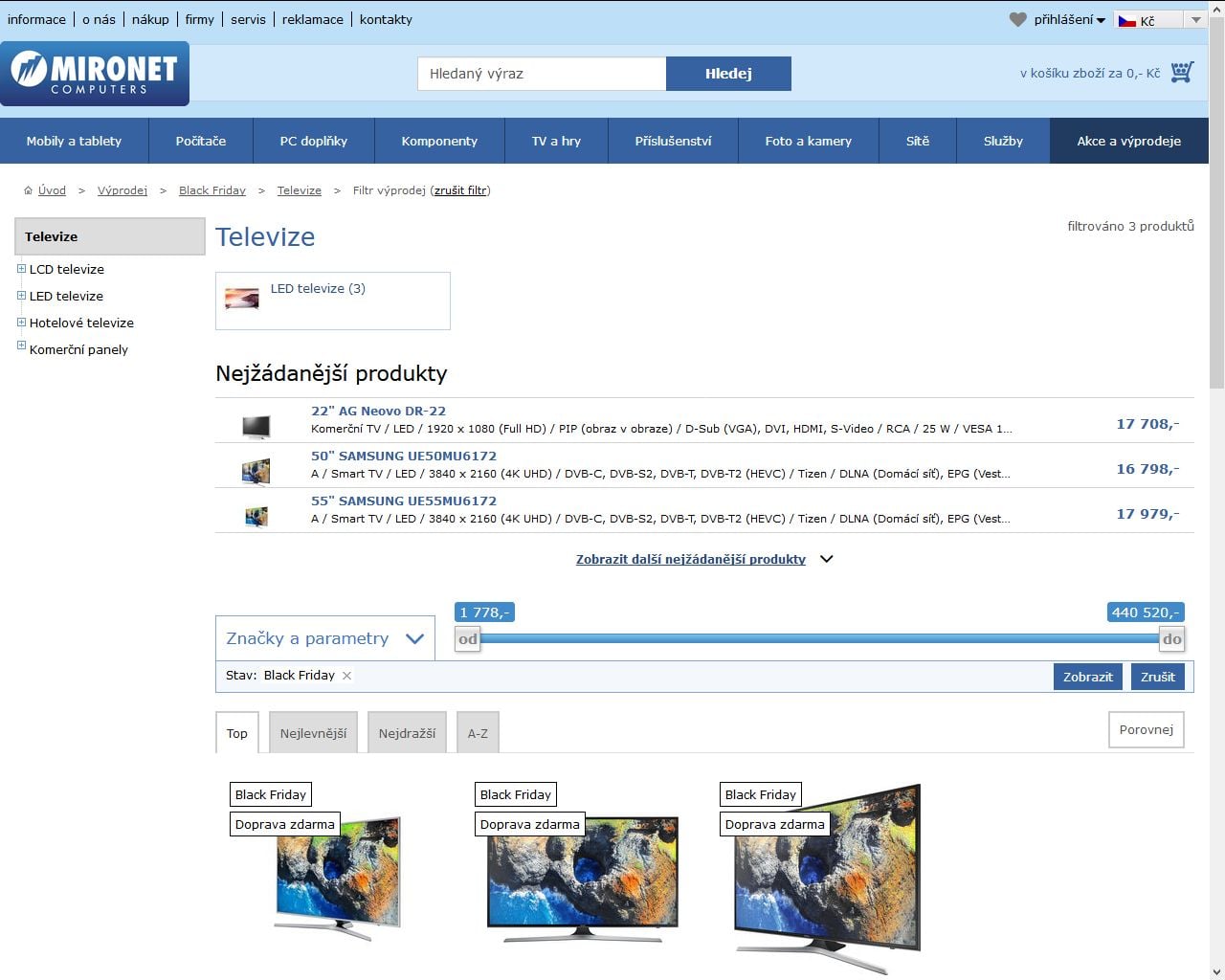 Mironet - Black Friday 2017