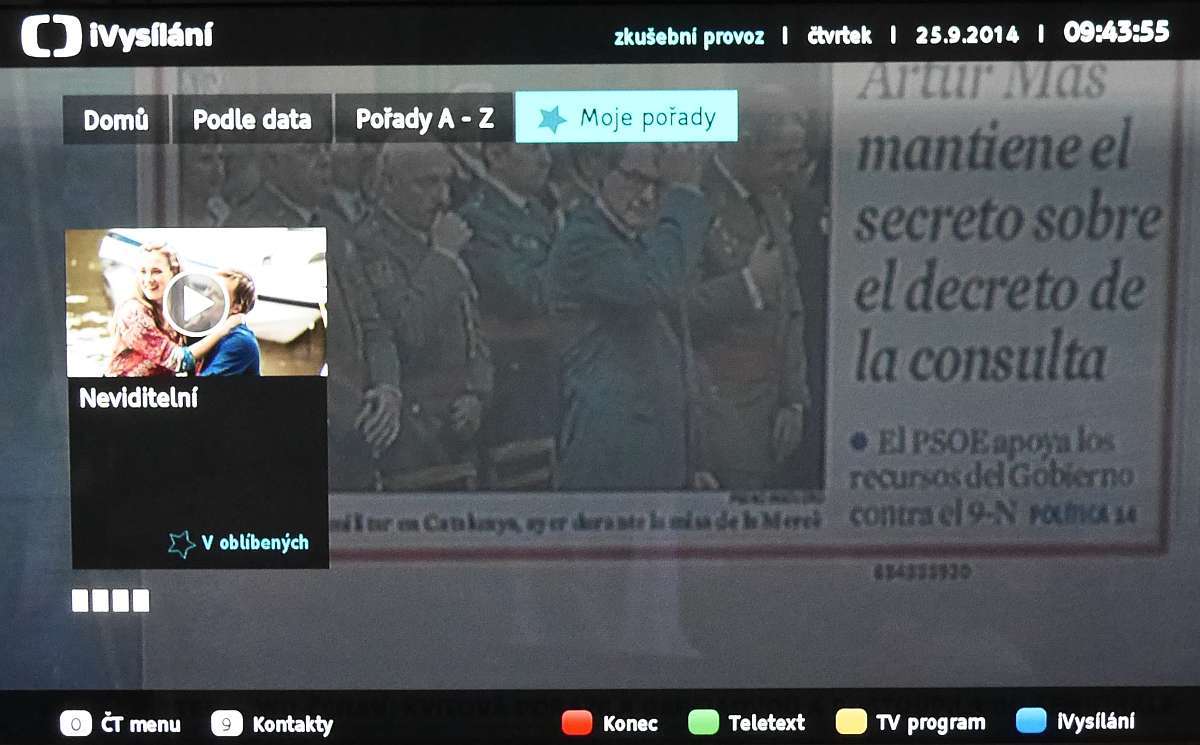 ČT iVysílání (HbbTV)