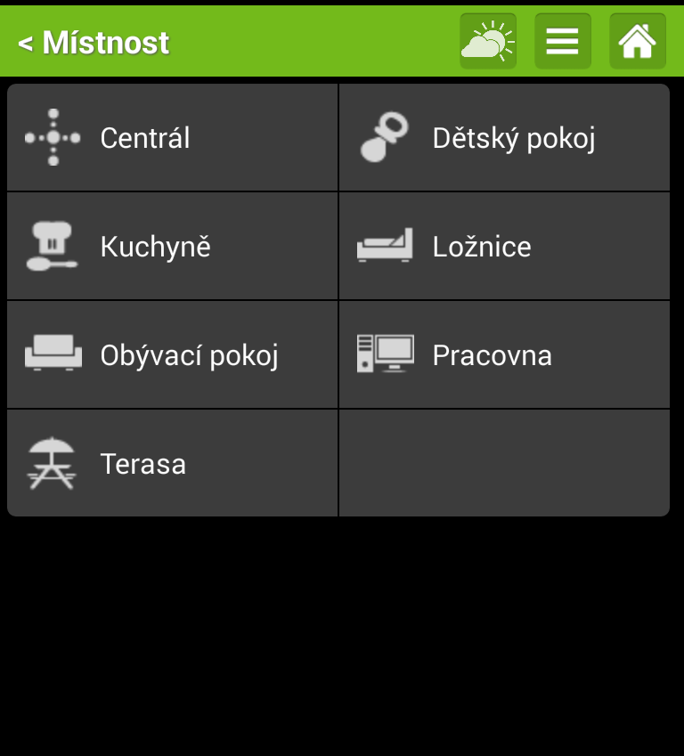 Loxone miniserver - ovládání z mobilu či tabletu