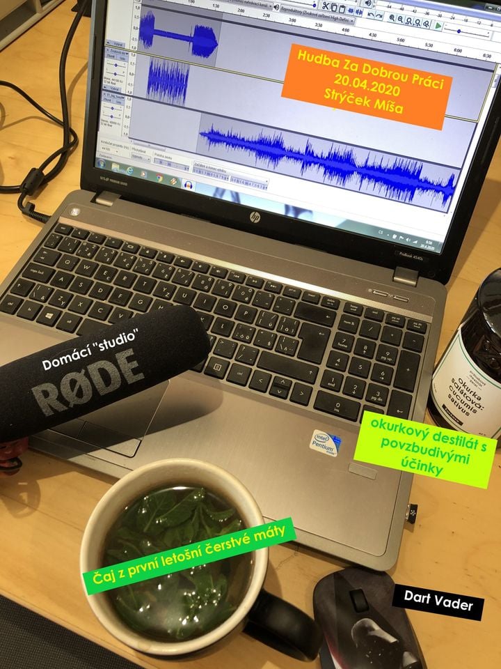 Domácí technika moderátorů Radia 1