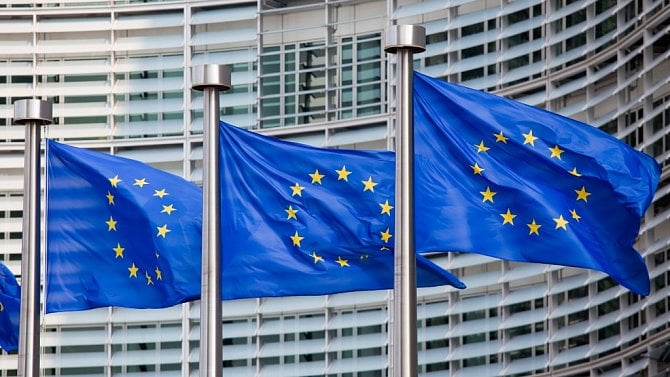 Evropská unie - Evropská komise - EU - vlajky