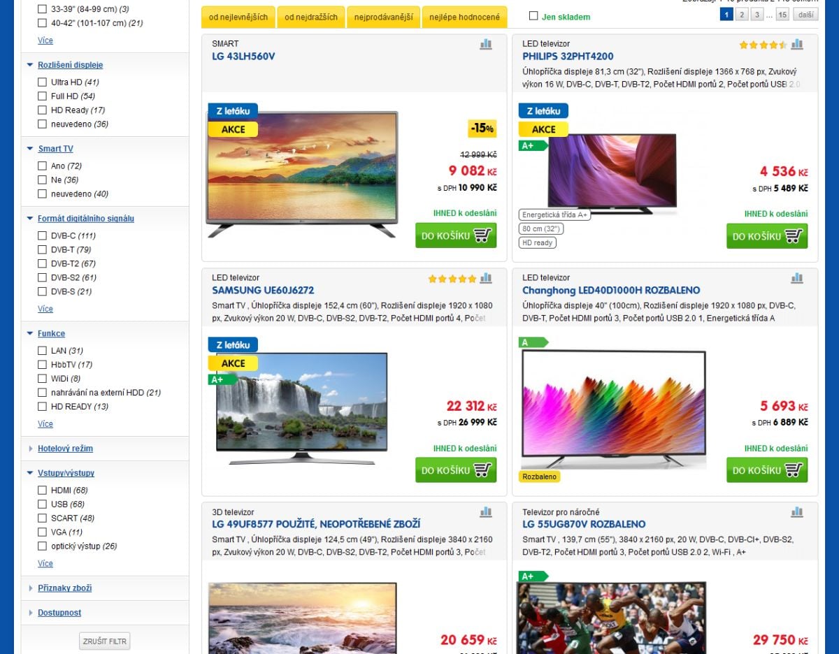 Okay.cz, DVB-T2 - HEVC, 7-2016