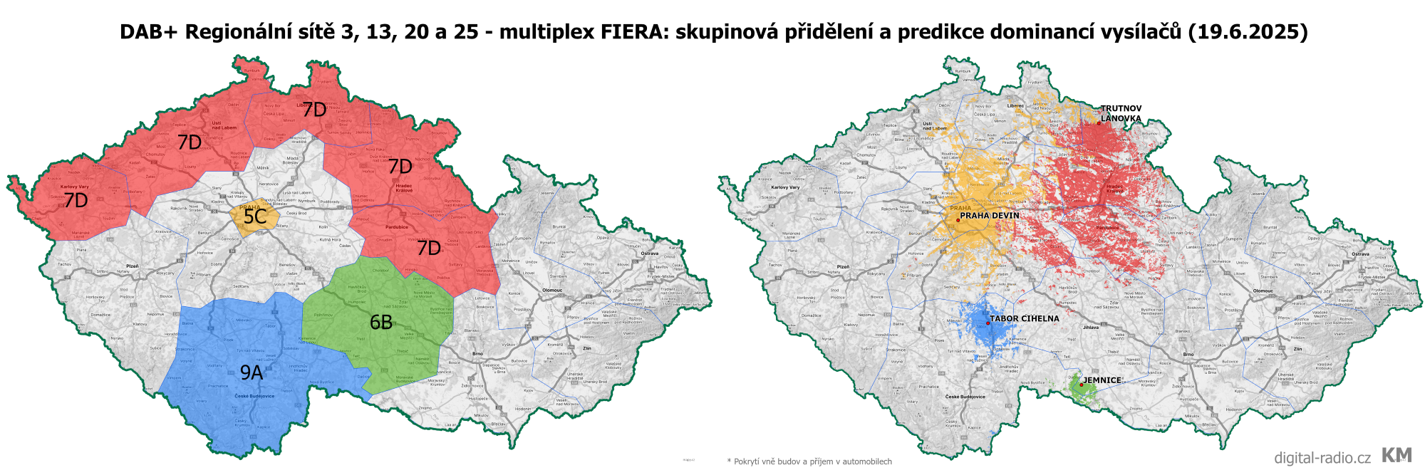 Vysílací síť Fiera Touch