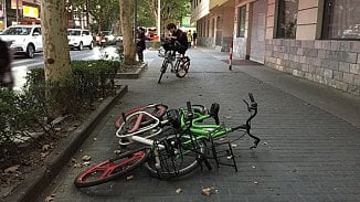 Bike sharing v Číně