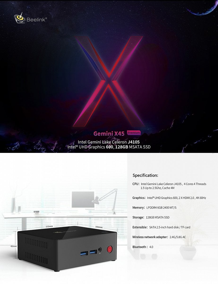 Model X45 Premium – tentýž procesor, úložiště je ale SSD disk