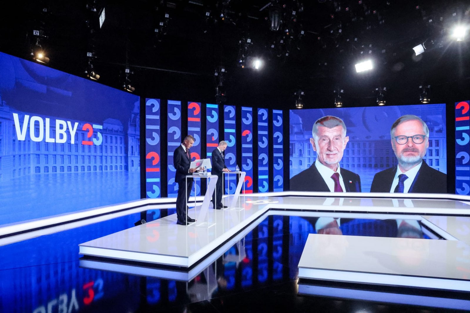 Duel Andreje Babiše a Petra Fialy na TV Prima