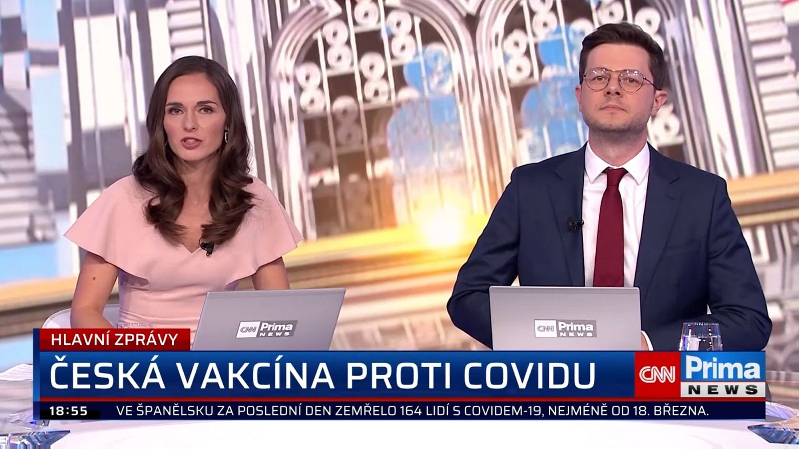 První den vysílání CNN Prima News