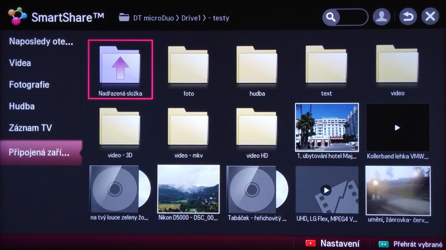 LG 32LF580V - SmartShare (multimédia)
