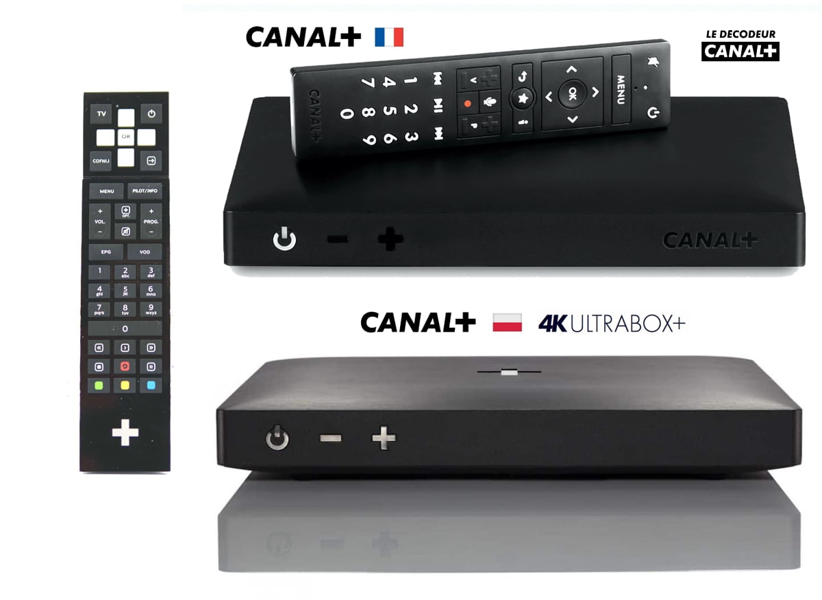 Přední pohled na oba přístroje včetně dálkových ovladačů