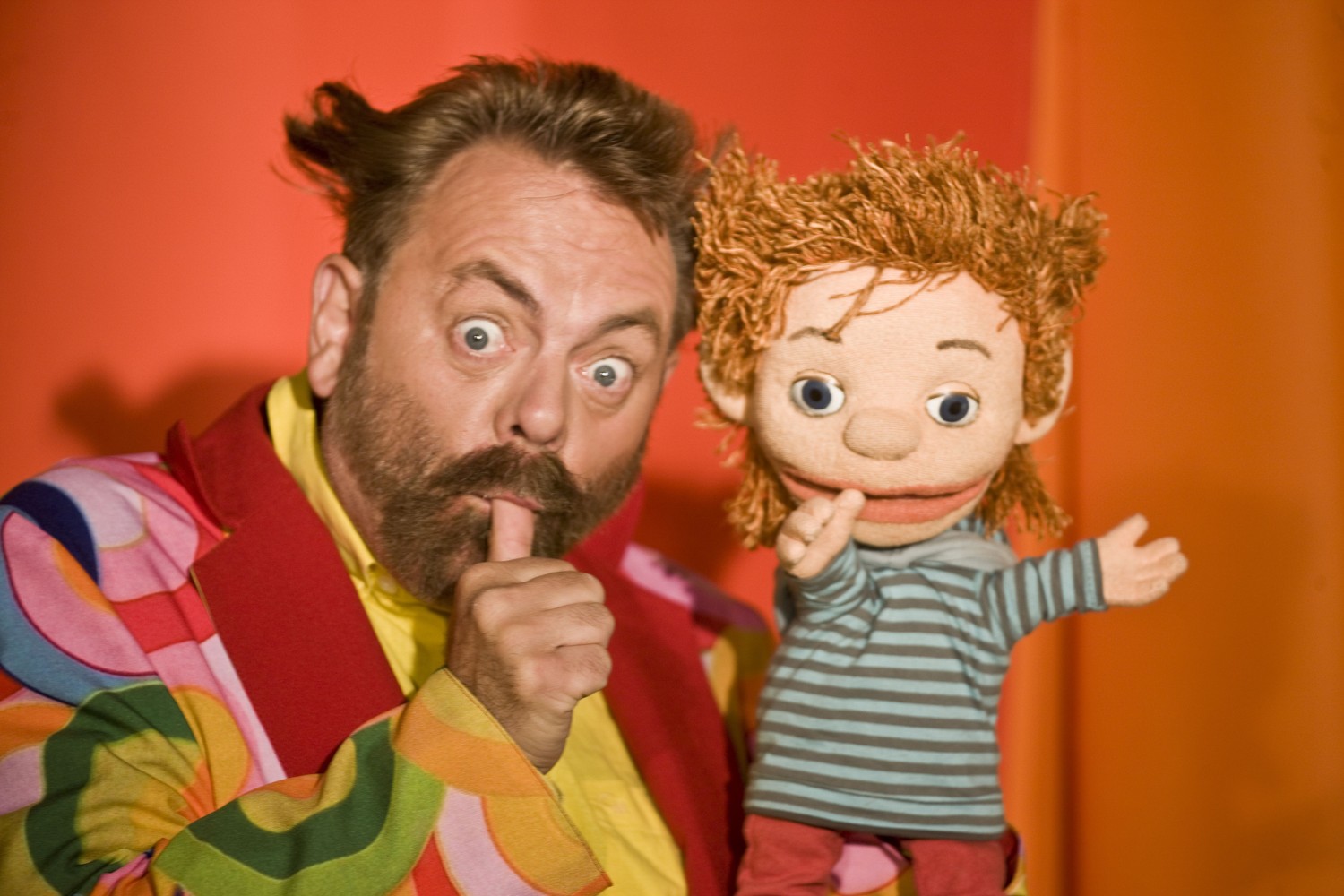 Václav Upír Krejčí a tým jeho dětského pořadu