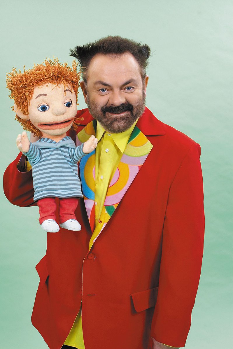 Václav Upír Krejčí a tým jeho dětského pořadu