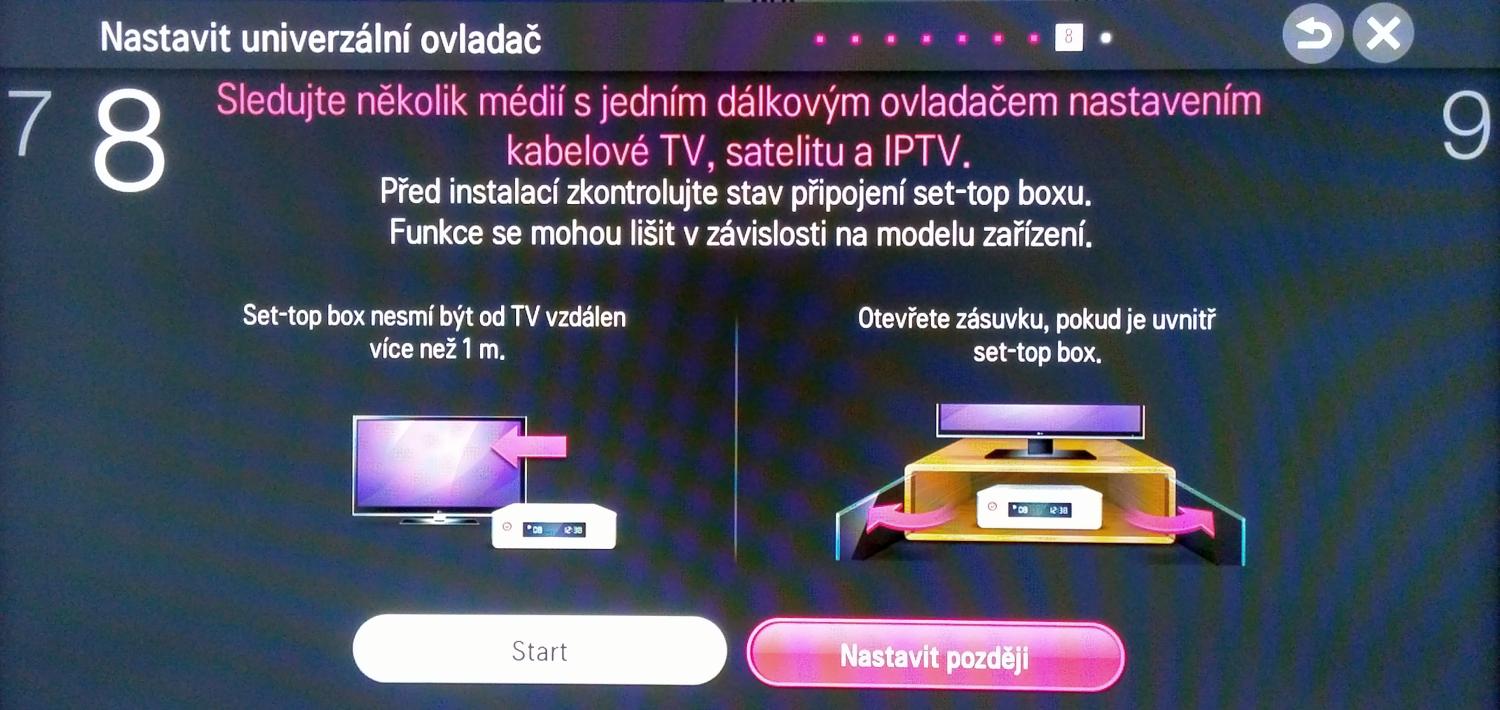 LG 32LF580V - instalace