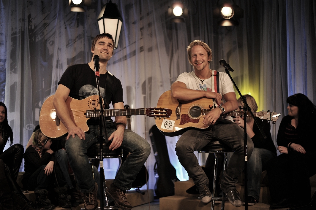 Óčko nachytalo Tomáše Kluse při předávání Hudební ceny 2012