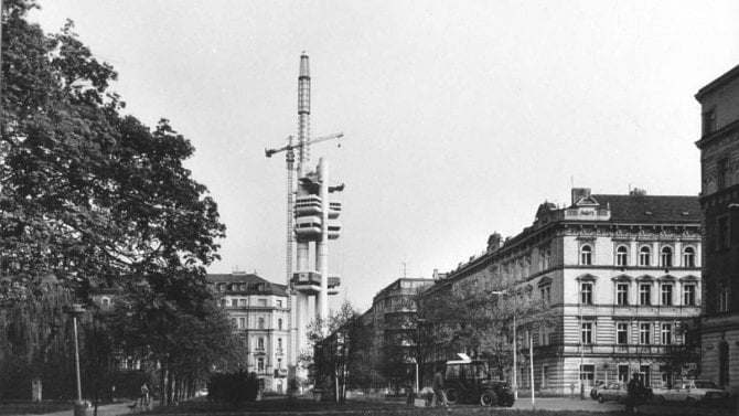 Žižkovská televizní věž 1989