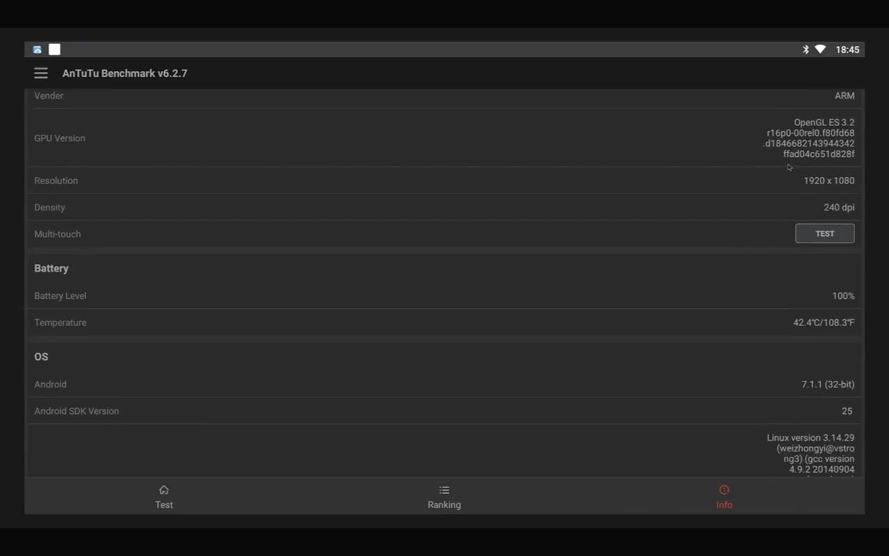 AnTuTu Benchmark (testy na různých boxech)