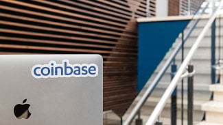 Logo kryptoburzy Coinbase.