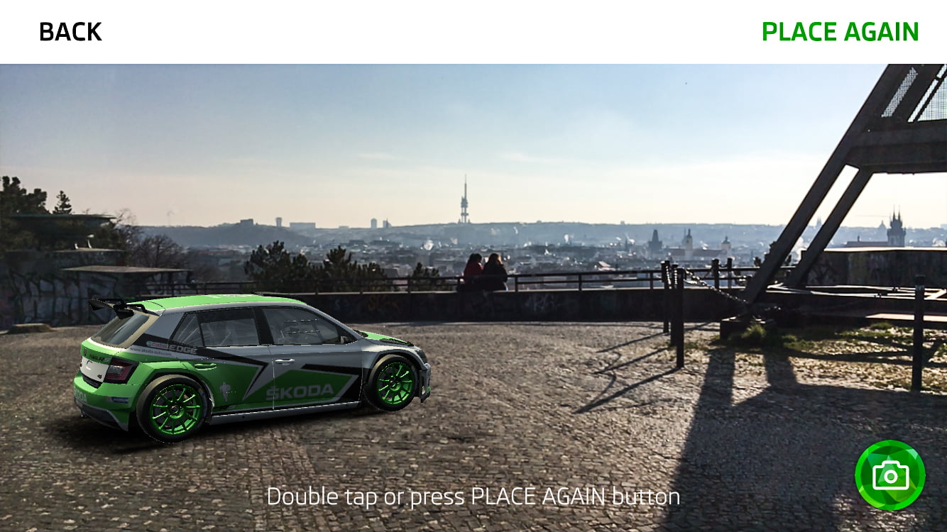 AR aplikace Škoda Motorsport