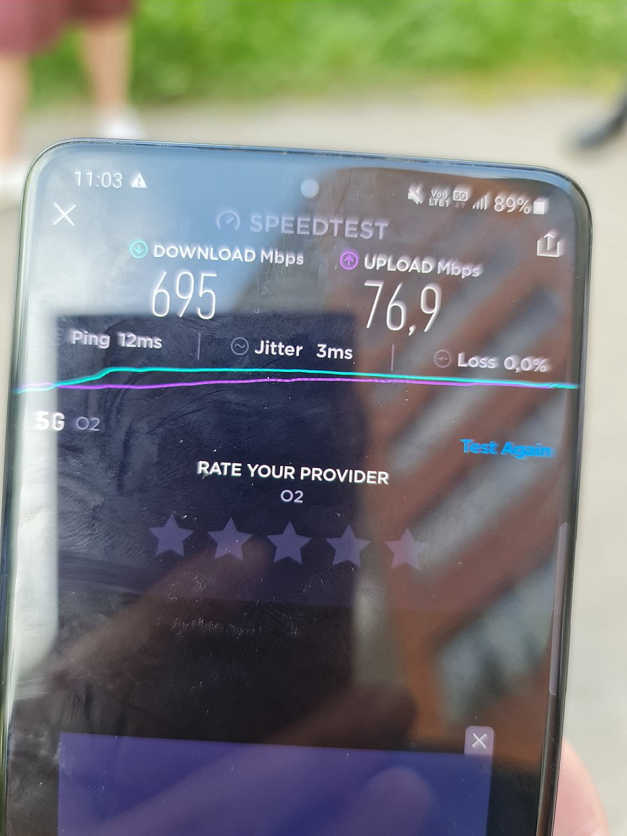 Modernizovaný 5G vysílač O2 a CETINu ve Stodůlkách v Praze