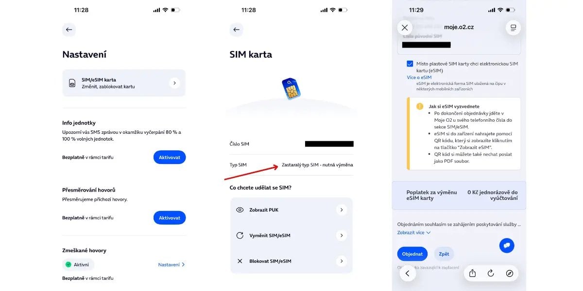 O2 - bezpecnost - SIM - eSIM