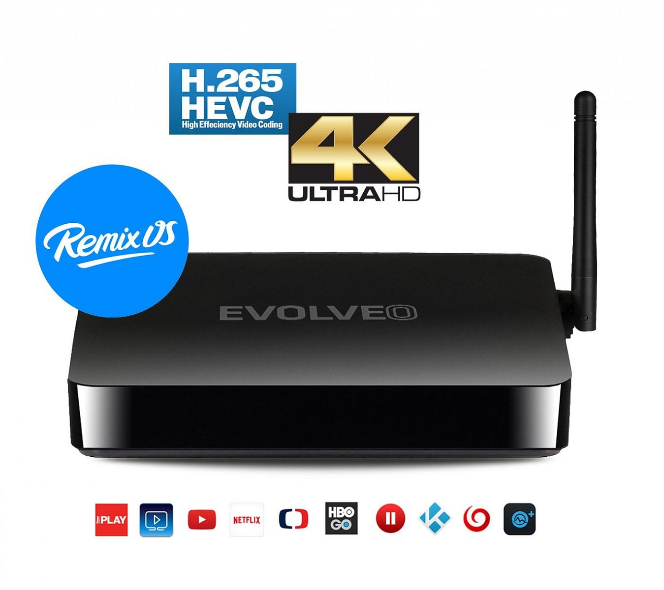 Evolveo Android Box Q5 4K RX s Remix OS