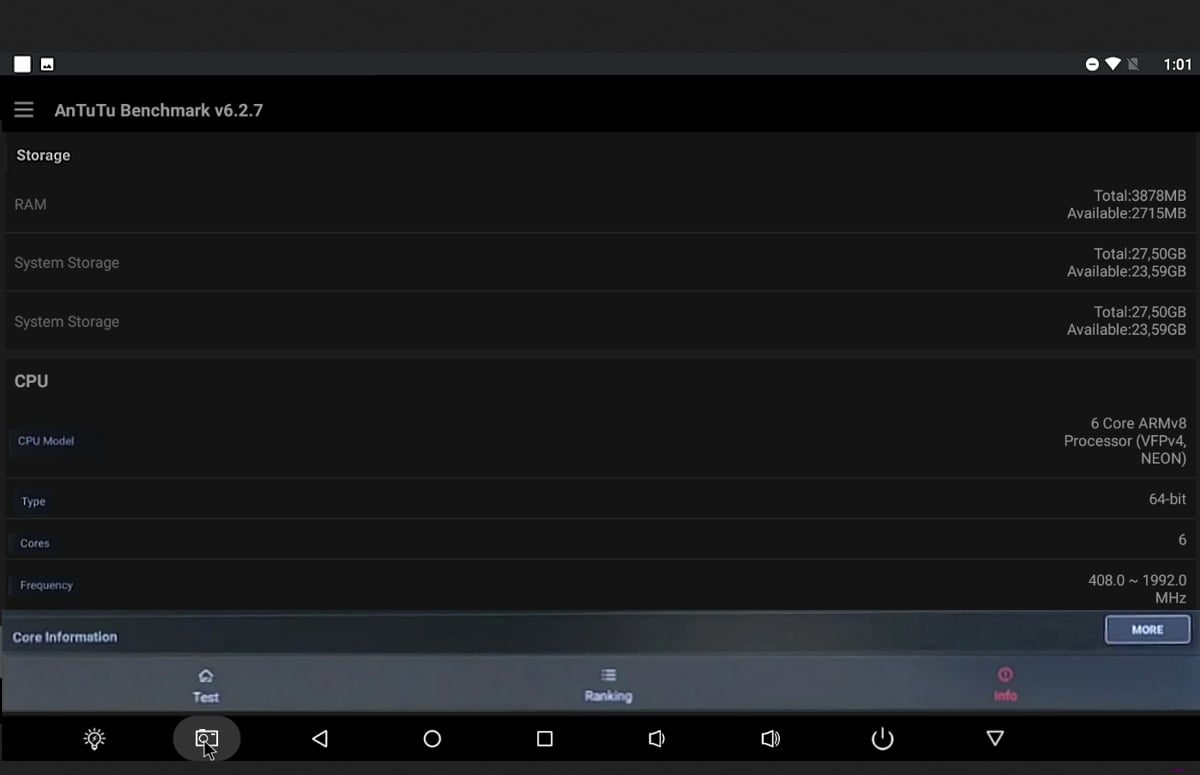 AnTuTu, další benchmarky, Root a DRM Info / Android 6
