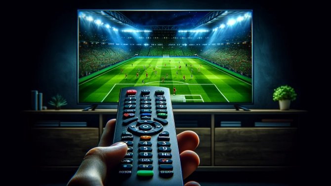 Televize, televizní ovladač, televizní vysílání, sport