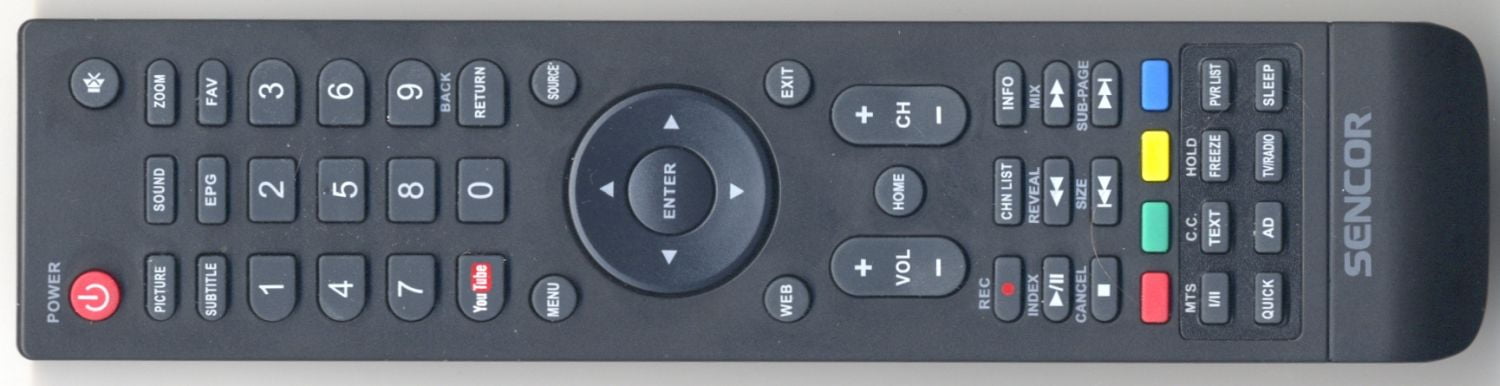 Sencor SLE 55US500TCS - dálka