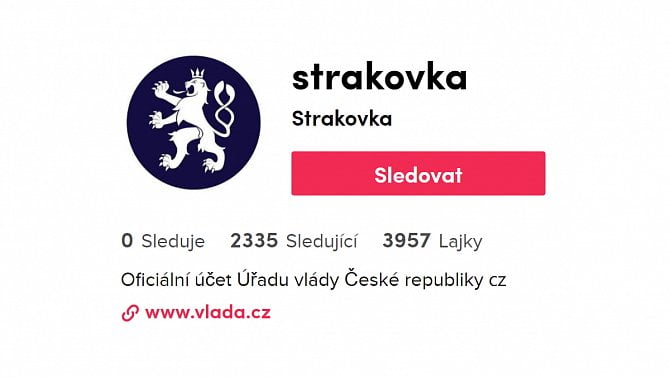Úřad vlády na TikTok