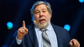 Steve Wozniak na konferenci v roce 2018.