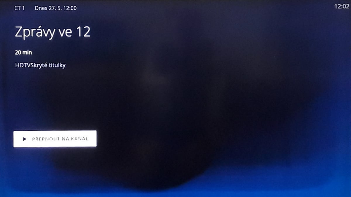 O2 TV - detail pořadu