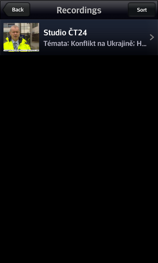 Nahrávání je velice snadné, stačí se jen dotknout ikony. Je také kvalitní i když se datový tok upravit nedá. Nahrává se tak jedna k jedné a do neveřejného adresáře. Důležité je, že se na nahrávku můžete podívat i bez zasunutého tuneru!