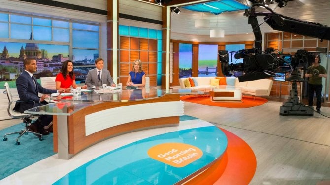 Ranní vysílání britské ITV