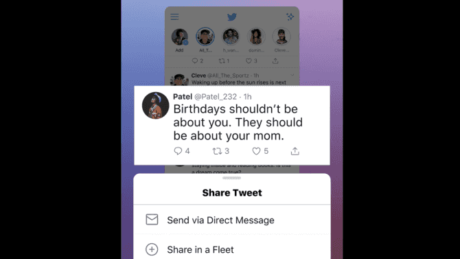 Twitter - Fleets
