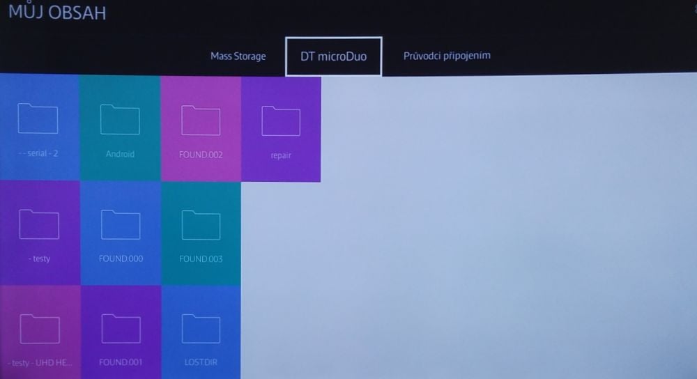 Samsung UE55JU7590T - multimédia