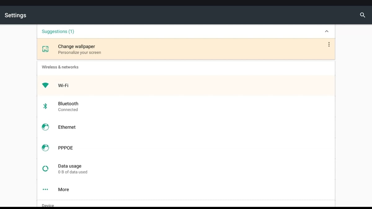 Zidoo H6 Pro - Uživatelská nastavení – rozšířená 1/2