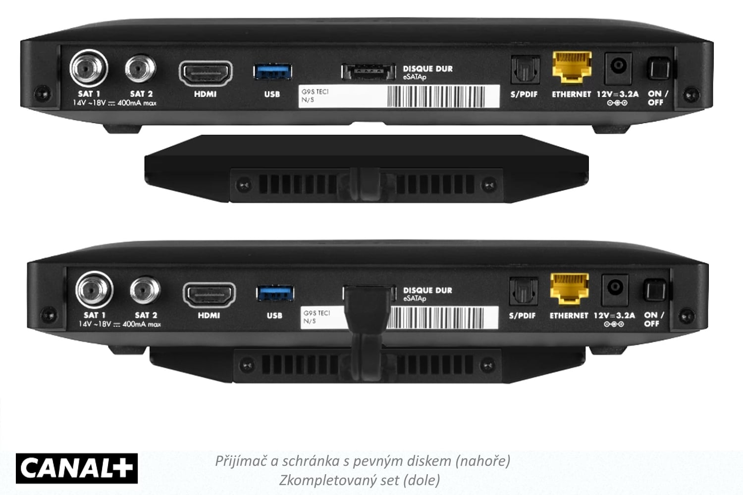 Francouzské dekodéry 4K UHD Canal+