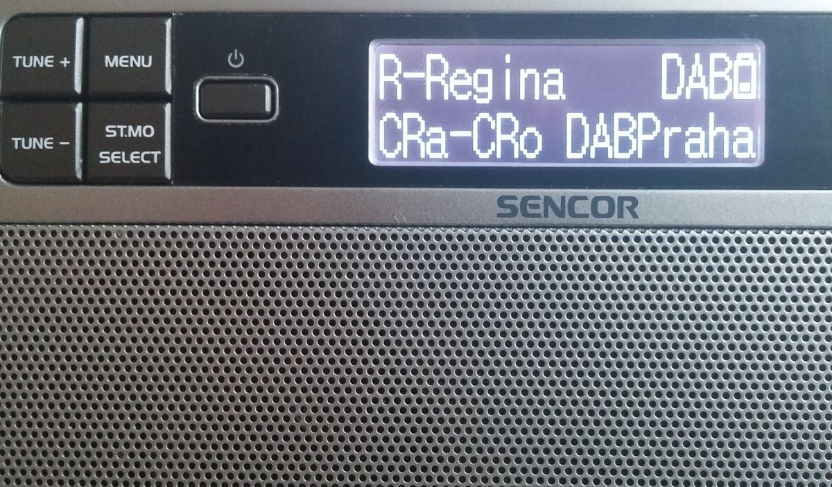 Sencor SRD 6600 DAB+, tlačítko Info