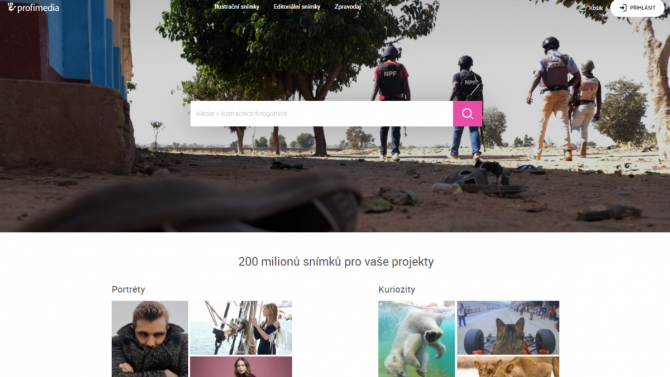Profimedia.cz - fotobanka - web