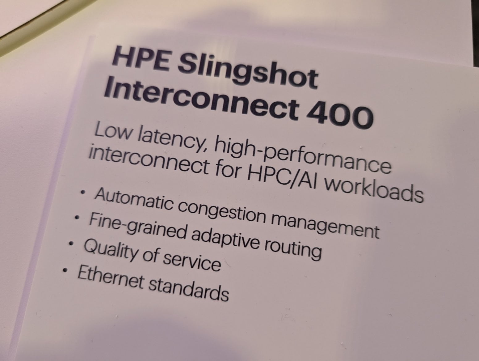 HPE Slingshot Interconnect 400