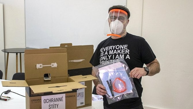 3D tisk - Prusa 3D - ochranné štíty