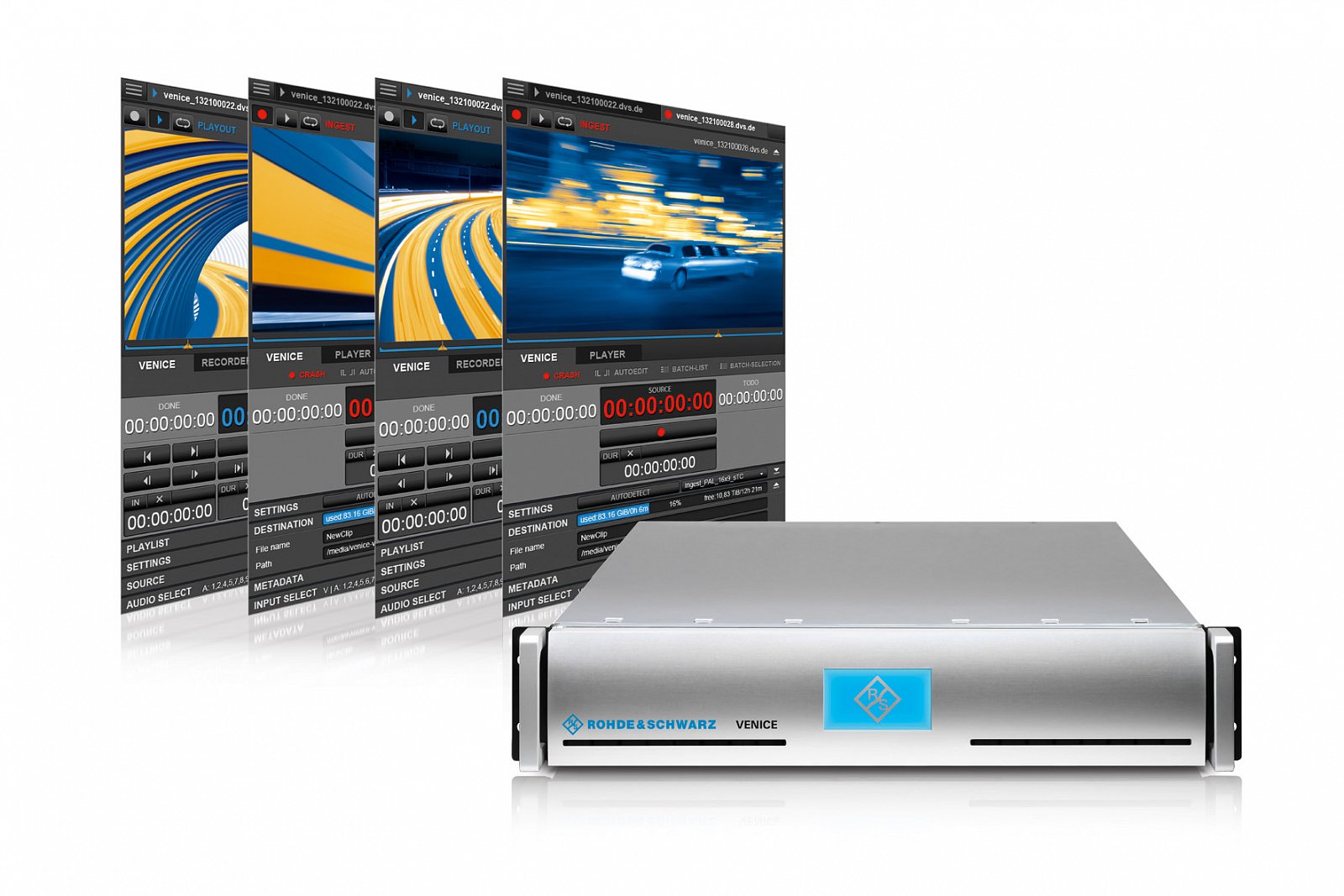 Rohde & Schwarz VENICE ingest and production server
