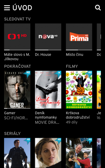 Jděte do menu...