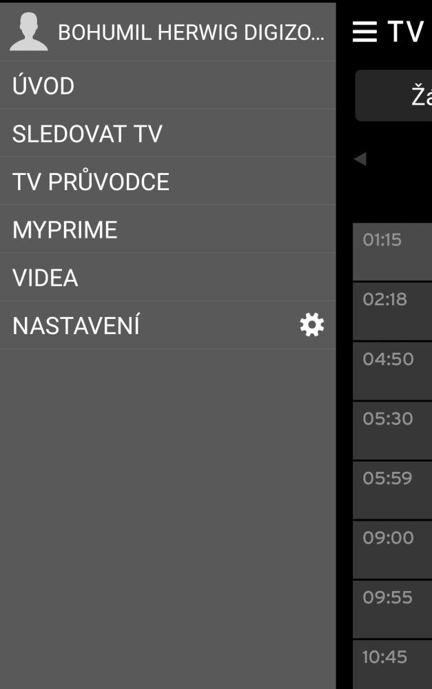 ...a do TV průvodce.